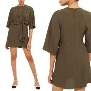 NWT Romeo & Juliet Couture Olive Mini Dress faux suede size M